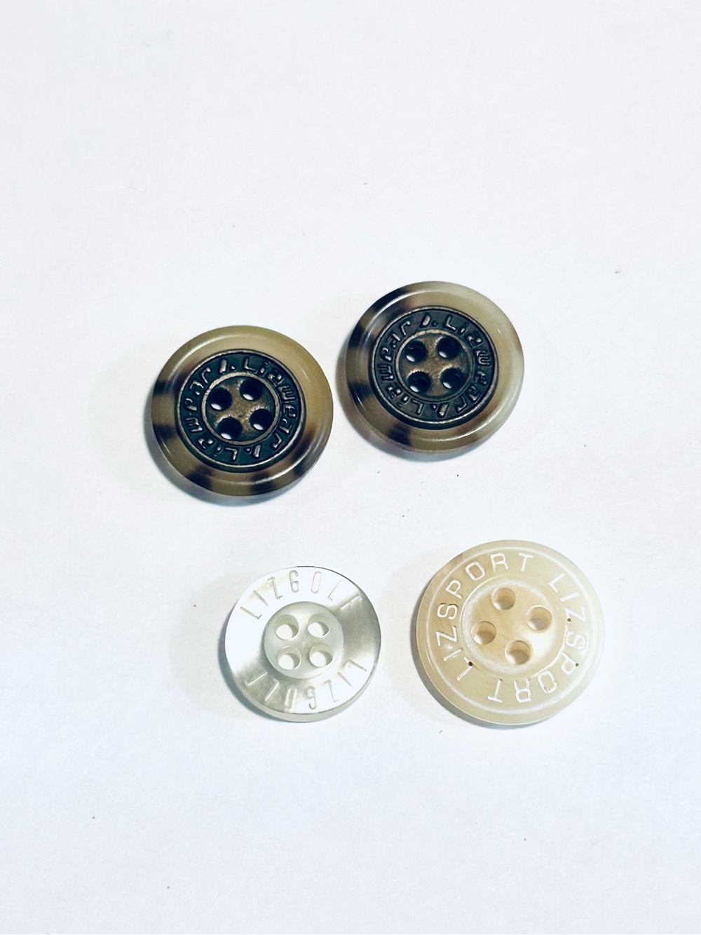 LIZSPORT, Liz Wear, and LizGolf replacement buttons